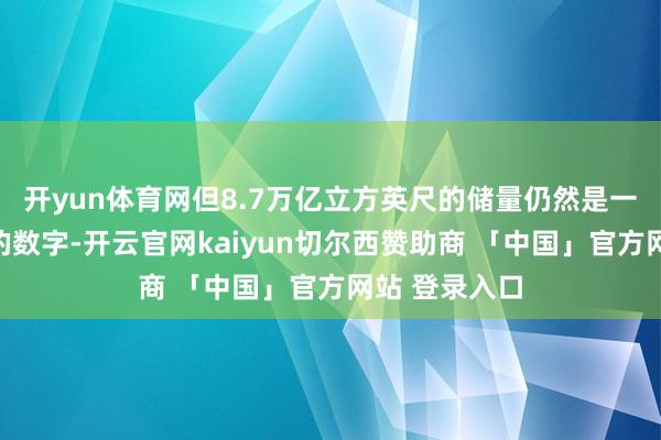 开yun体育网但8.7万亿立方英尺的储量仍然是一个阻遏冷漠的数字-开云官网kaiyun切尔西赞助商 「中国」官方网站 登录入口